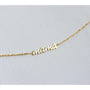Kobelli "Mama" Necklace Solid 14k Gold Choker