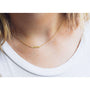 Kobelli "Mama" Necklace Solid 14k Gold Choker