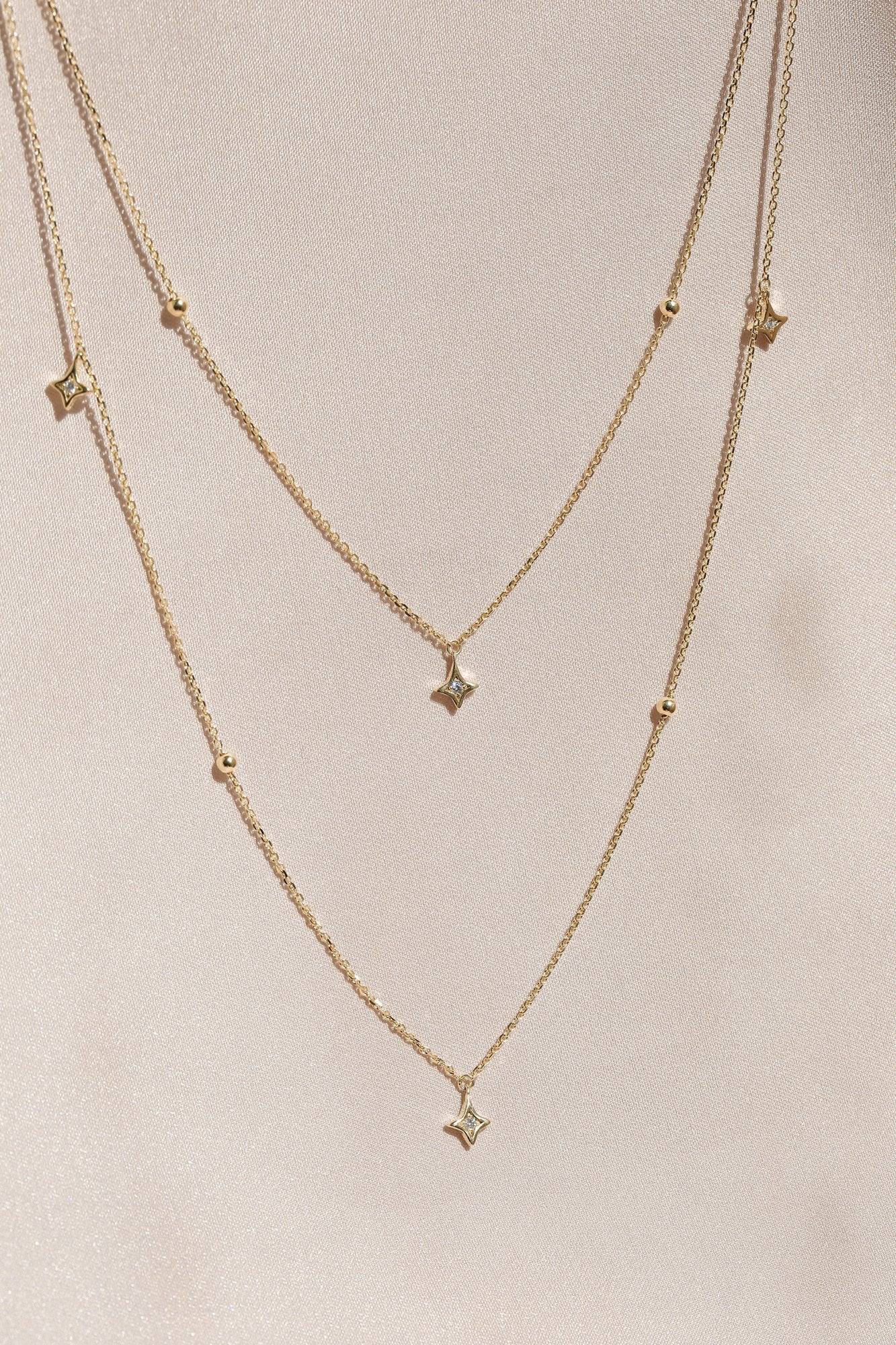 Kobelli Bohemian Diamond Layered Necklace