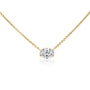 Kobelli East-West Oval Solitaire Necklace