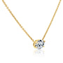 Kobelli East-West Oval Solitaire Necklace
