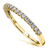 Kobelli-Diamantband 1/4 Karat (ctw) aus 14-karätigem Gold 61189-25/4.5YG