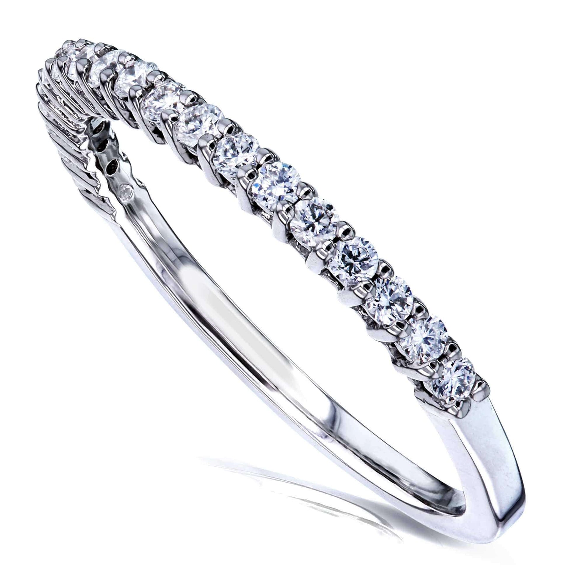 Kobelli One Quarter Carat Lab Grown Diamond Gold Band LG61189-25/4.5W
