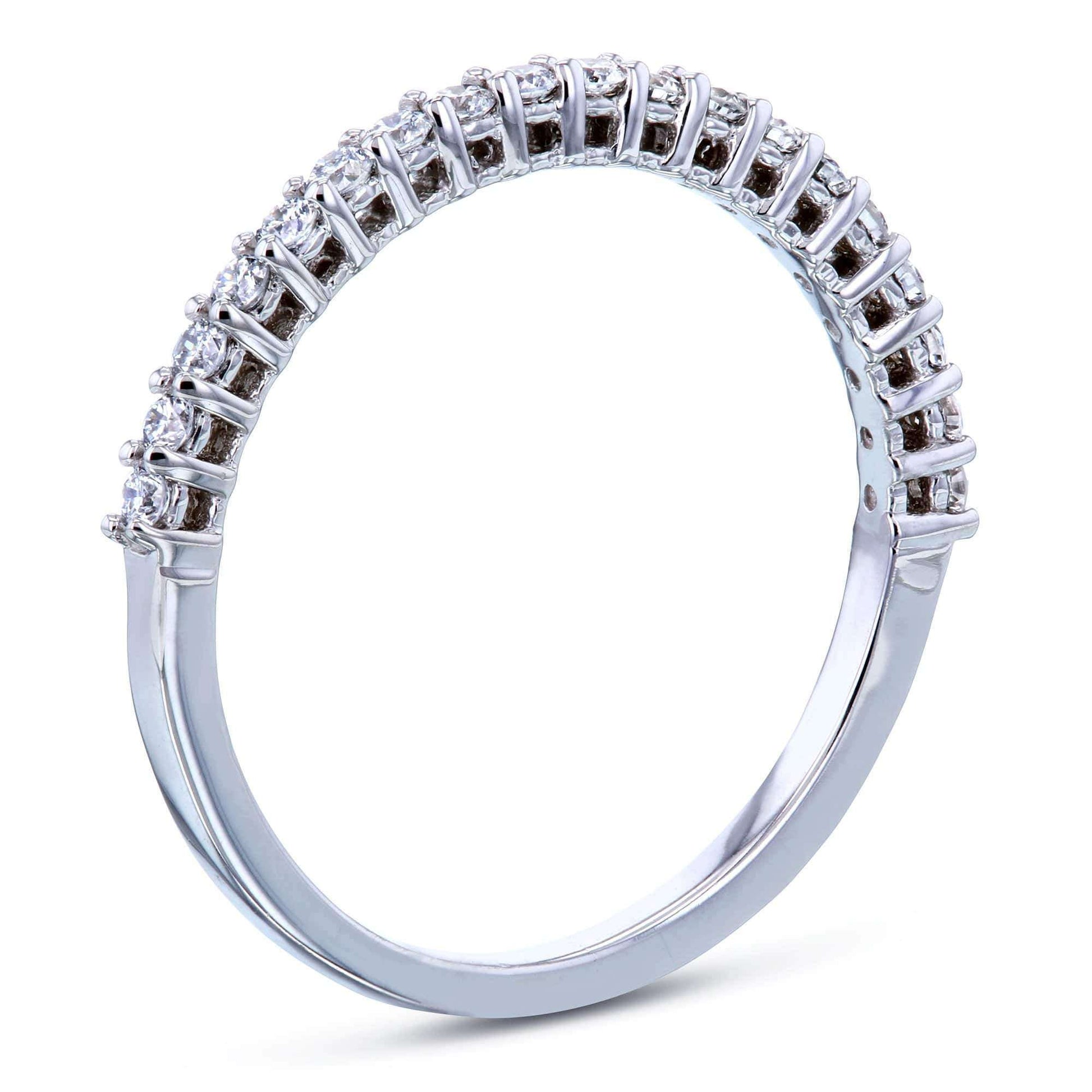 Kobelli One Quarter Carat Lab Grown Diamond Gold Band