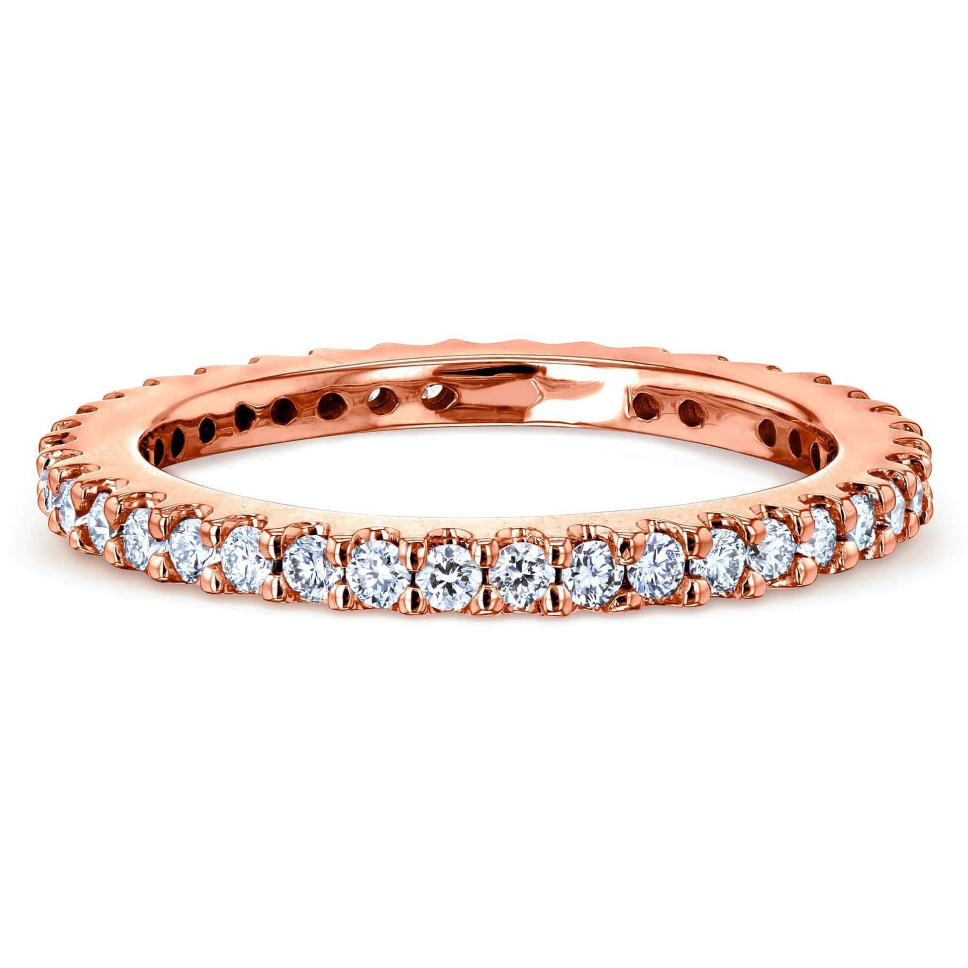Kobelli One Half Carat Lab Grown Diamond Eternity Gold Band