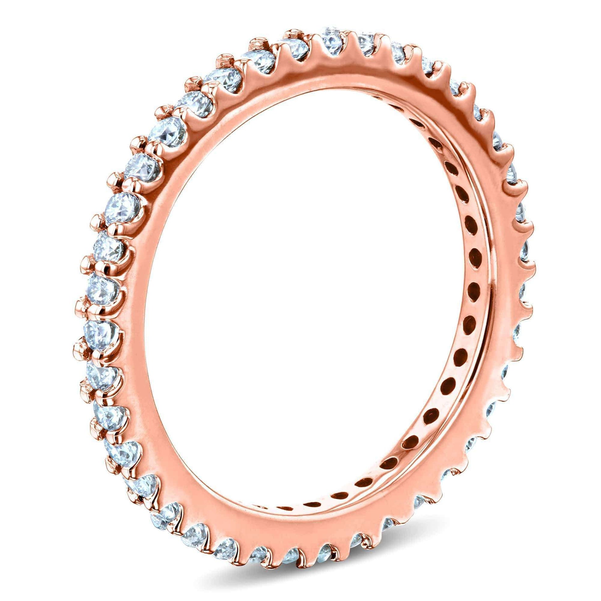Kobelli One Half Carat Lab Grown Diamond Eternity Gold Band