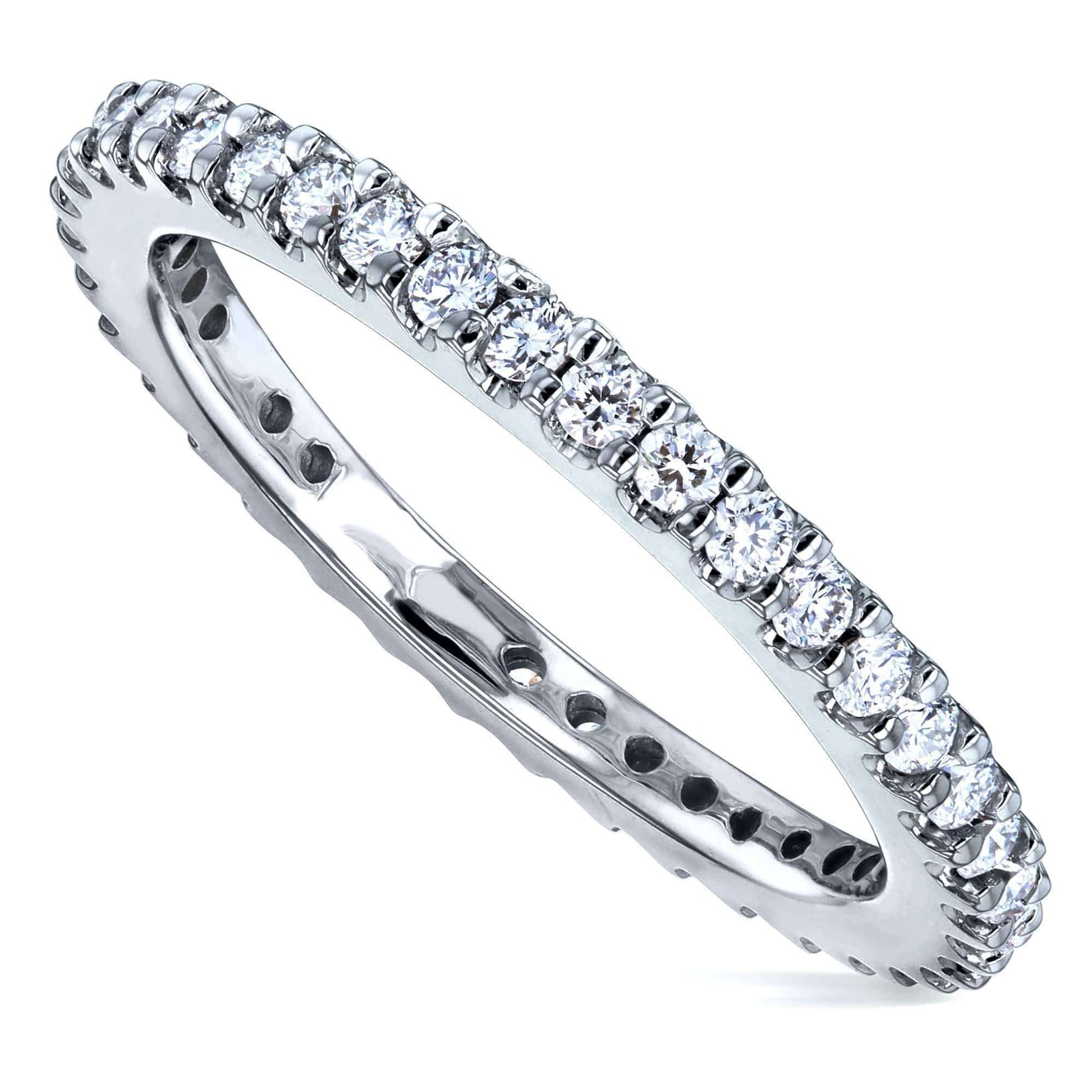 Kobelli One Half Carat Lab Grown Diamond Eternity Gold Band