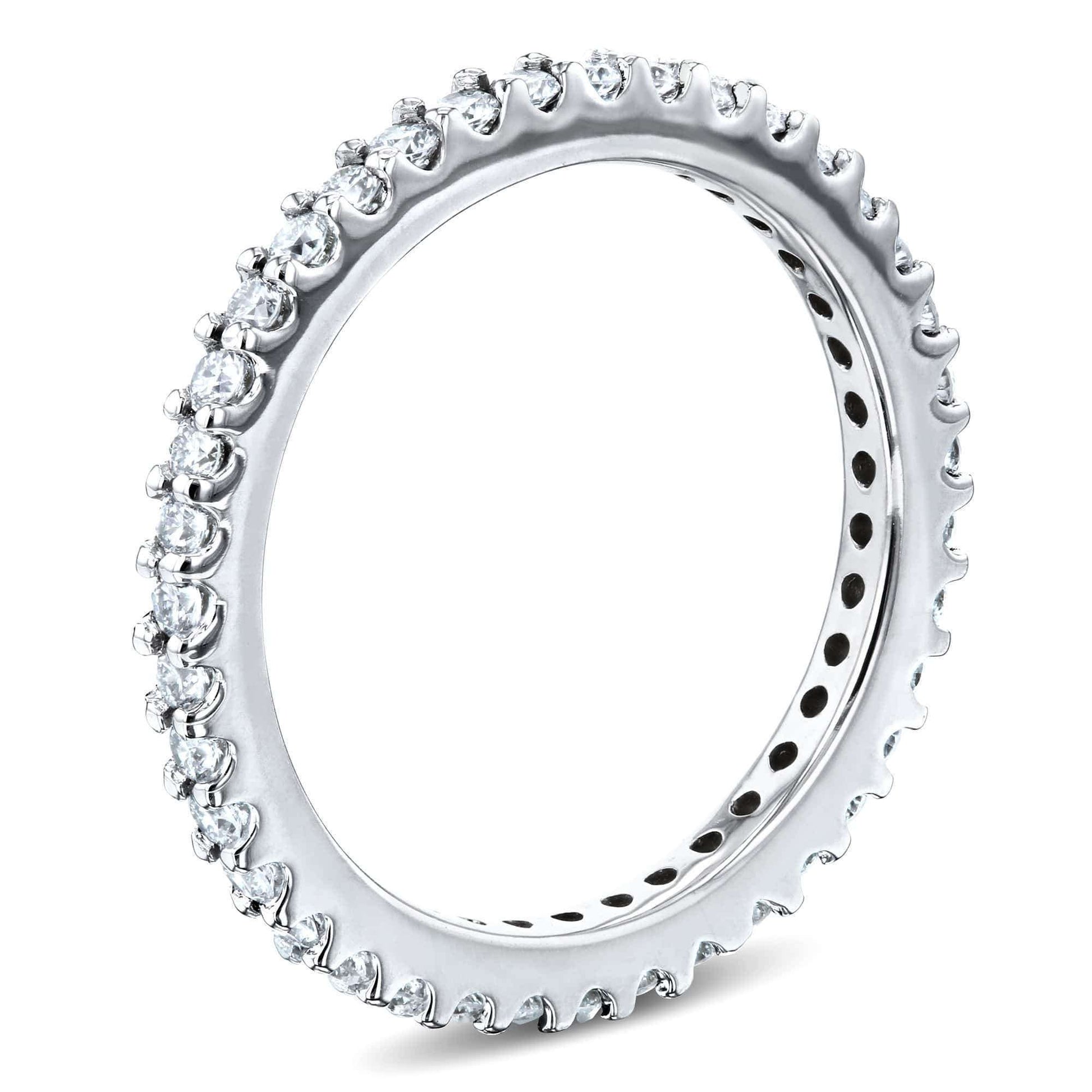 Kobelli One Half Carat Lab Grown Diamond Eternity Gold Band
