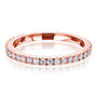 Kobelli 1 CTW Deep U-Prong Natural Diamond Eternity Wedding Band in 14k Gold