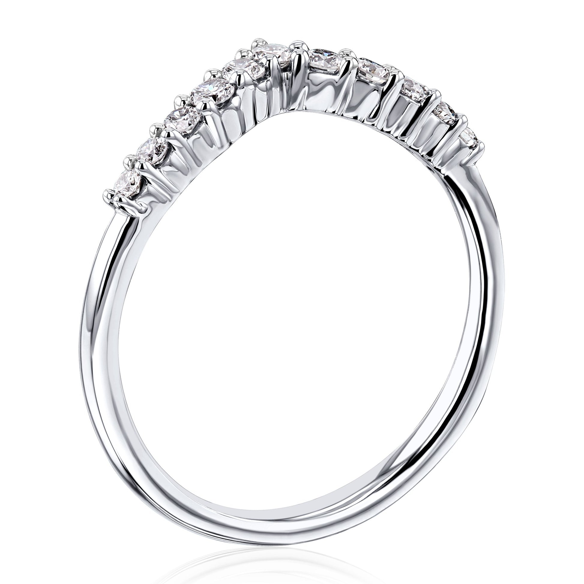 Kobelli Chevron Lab-grown Diamond Ring