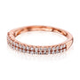 Kobelli Lab Grown Diamond Double Row Band