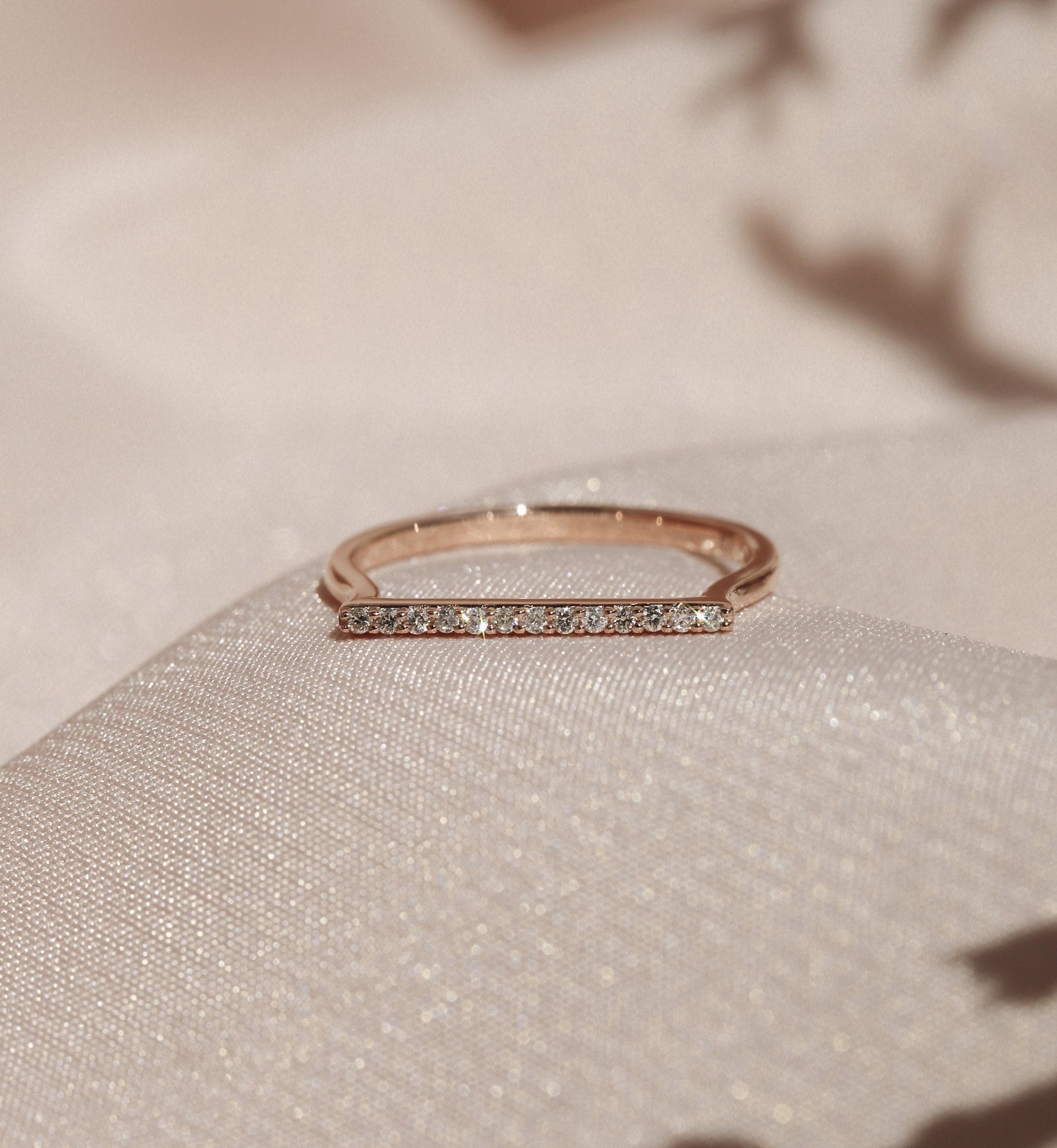 Kobelli Line Diamond Fashion Band Three-Piece Set