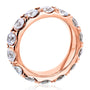 Kobelli Lab Grown Diamond Wide Eternity Band