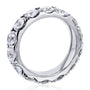 Kobelli Lab Grown Diamond Wide Eternity Band