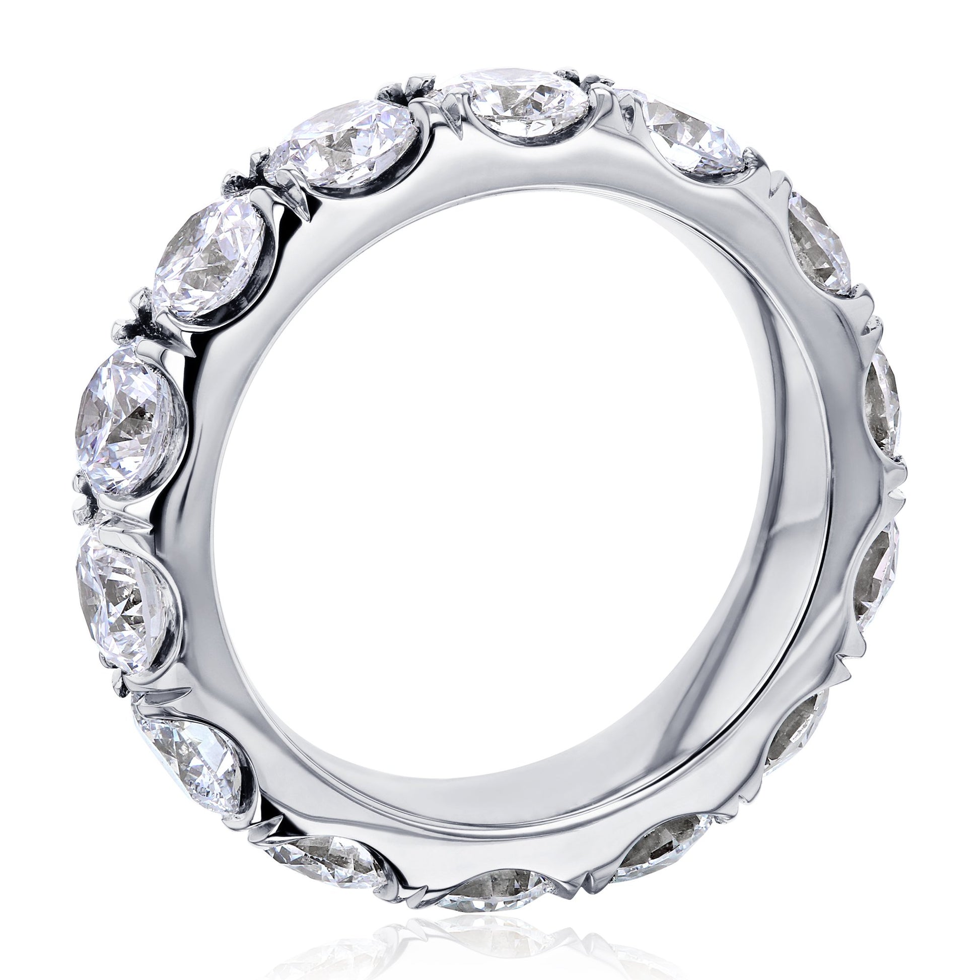 Kobelli Lab Grown Diamond Wide Eternity Band