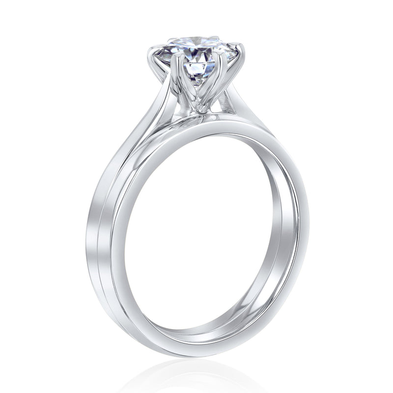 Kobelli Lab Grown Diamond Wedding Ring Set