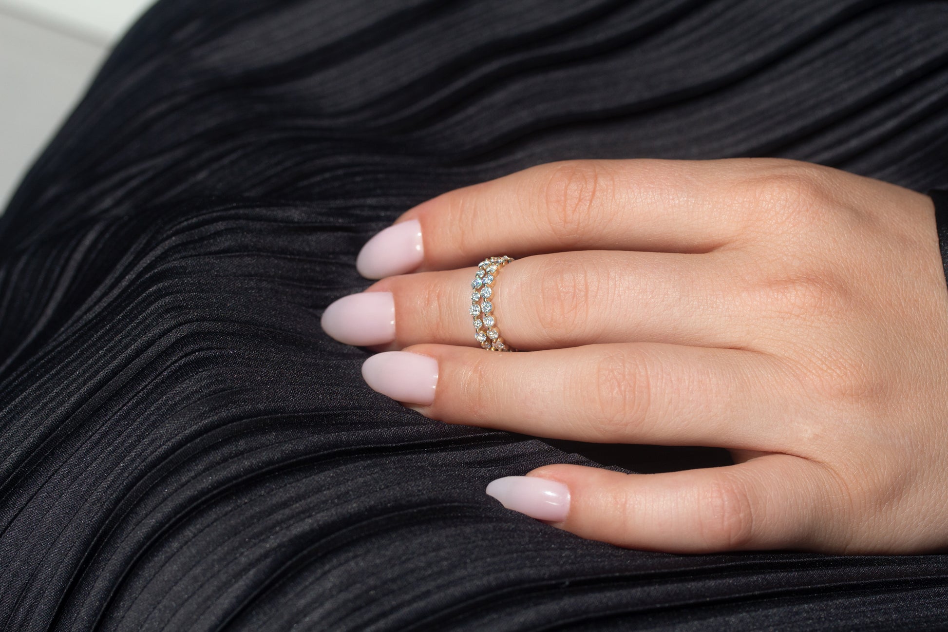 2.3mm Lab Grown Diamond Eternity Bubble Ring