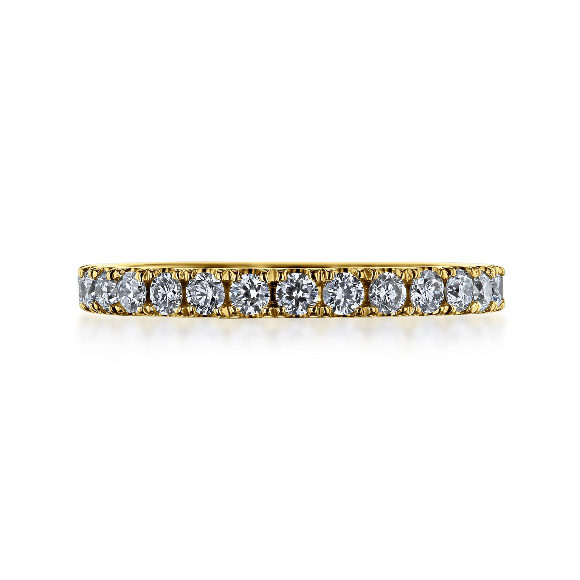 Kobelli Lab Diamond Split-Prong Flame Band