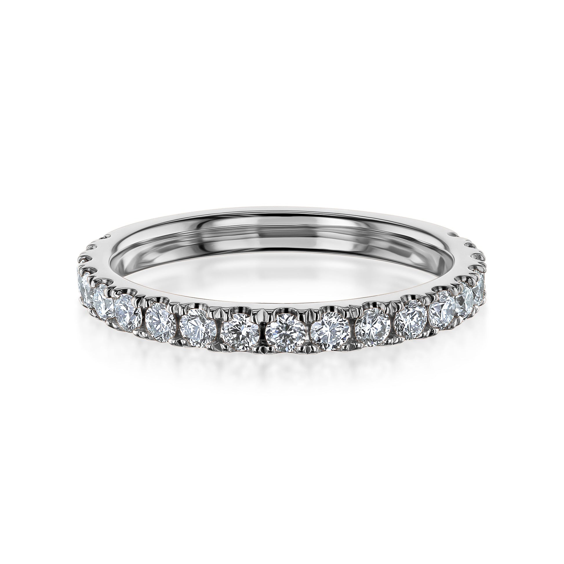 Kobelli Lab Diamond Split-Prong Flame Band