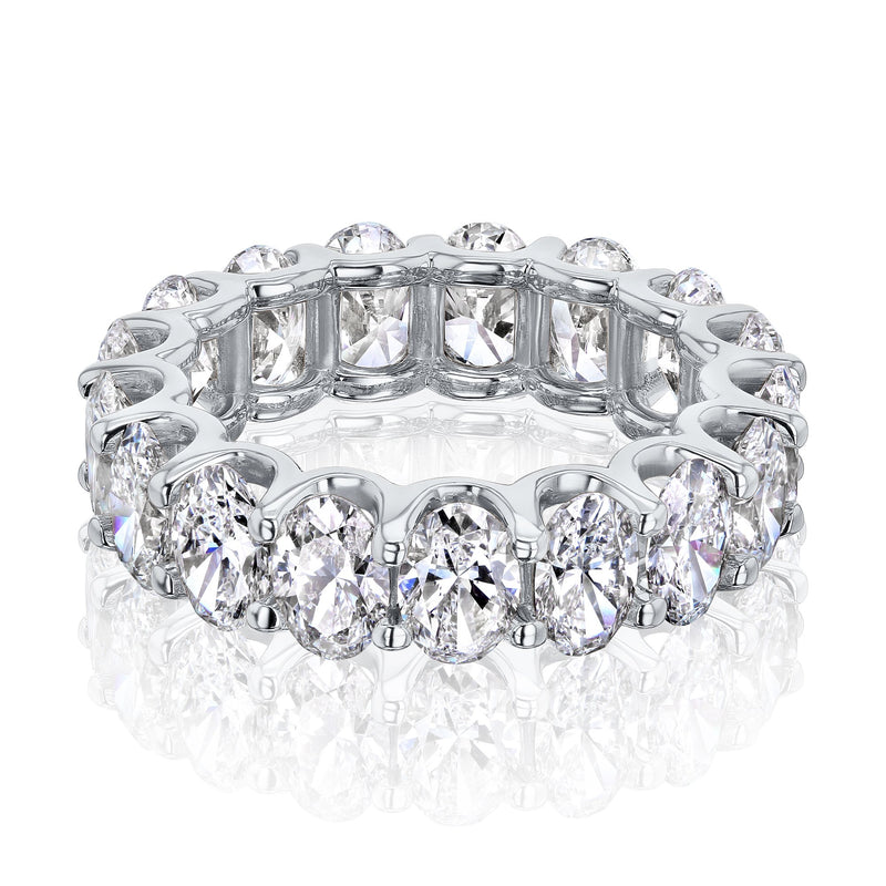 Kobelli Oval Lab Grown Diamond Eternity Band