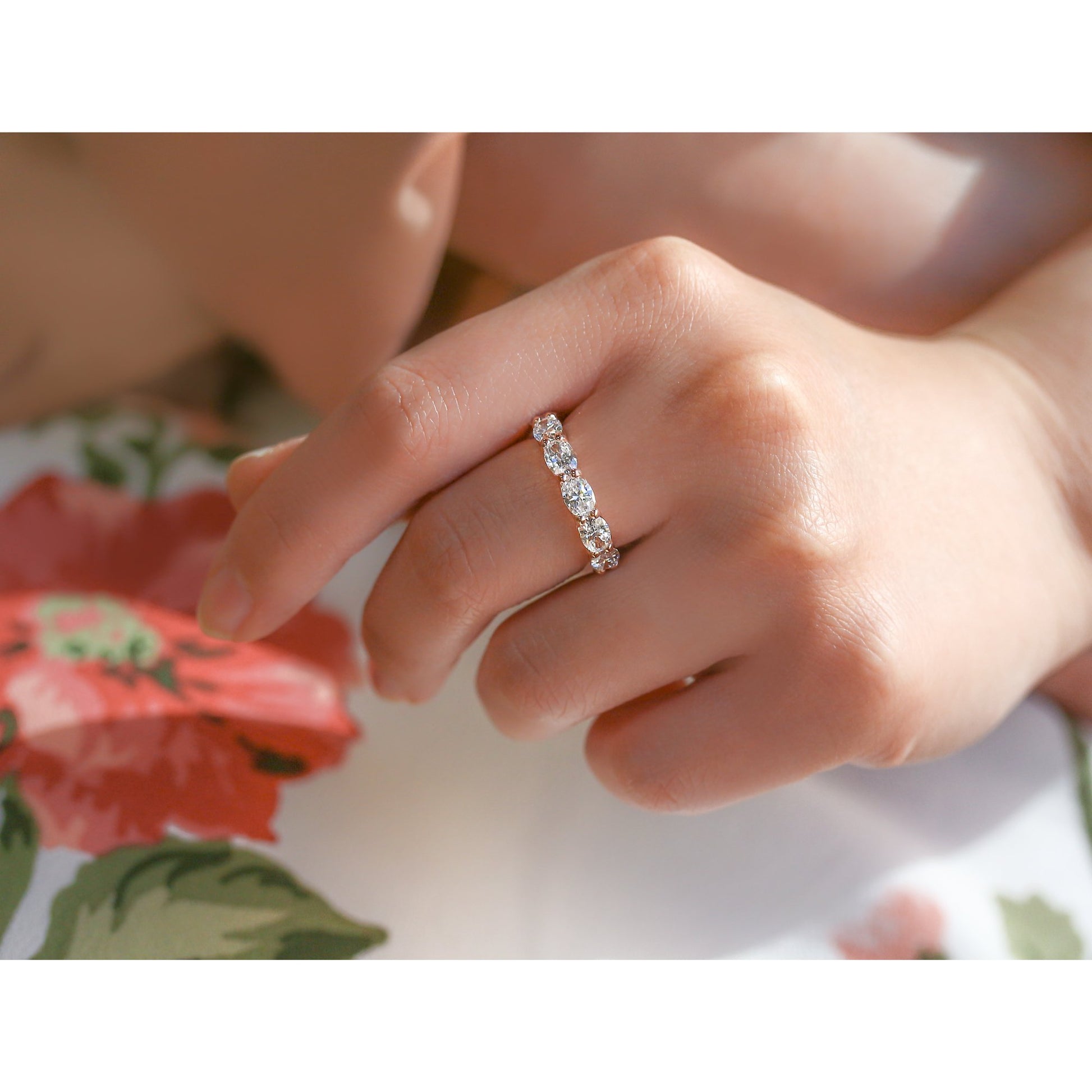 Kobelli East West Lab Grown Diamond Eternity Band