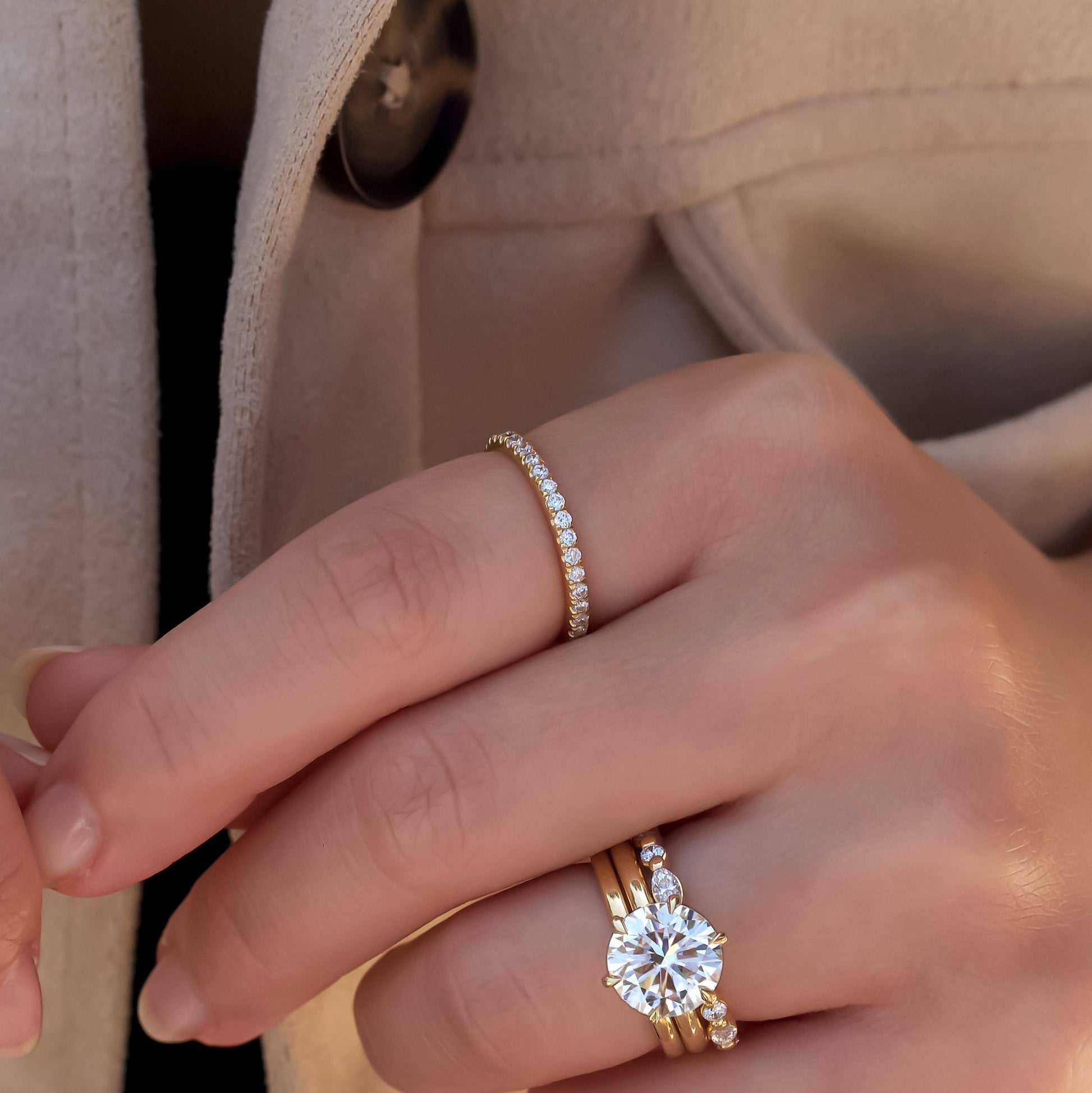 Kobelli Lab Grown Diamond Wedding Band