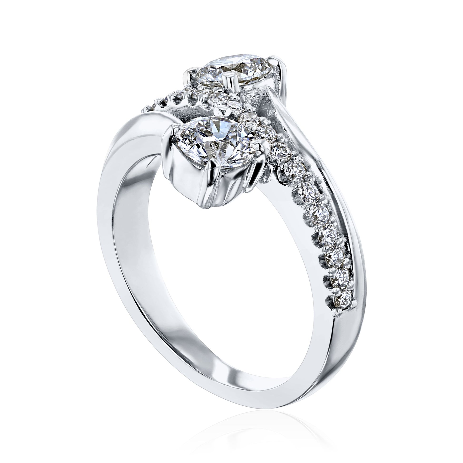 Kobelli Duo Lab-Grown Diamond Ring