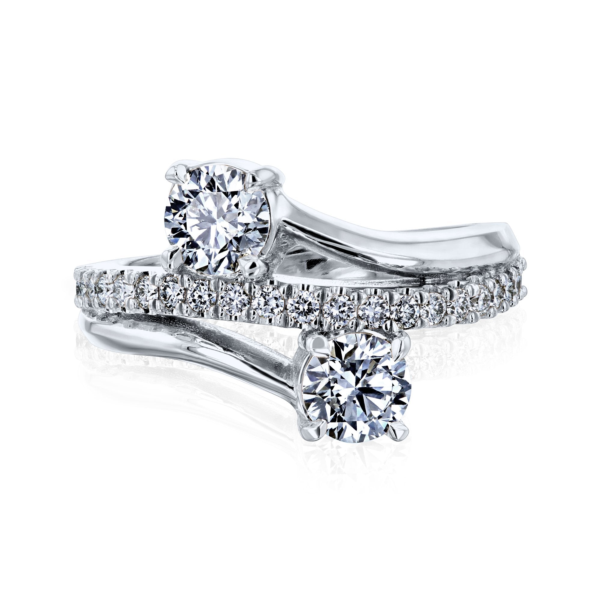 Kobelli Duo Lab-Grown Diamond Ring