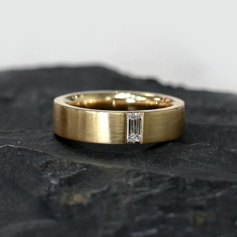 Luke Diamond Wedding Band or Engagement Ring for Men – Kobelli