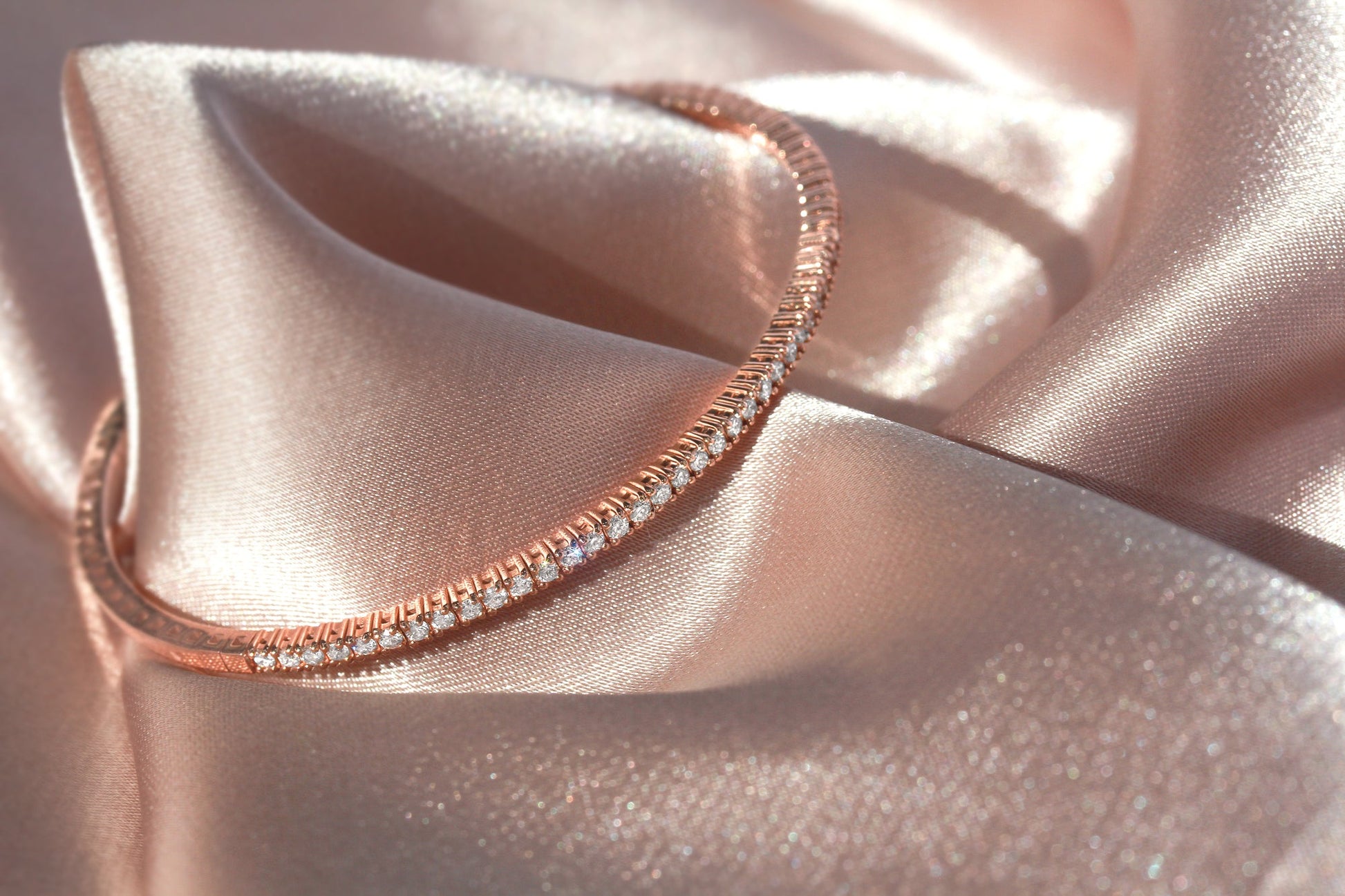 0.90 Carat Diamond Bangles by Kobelli