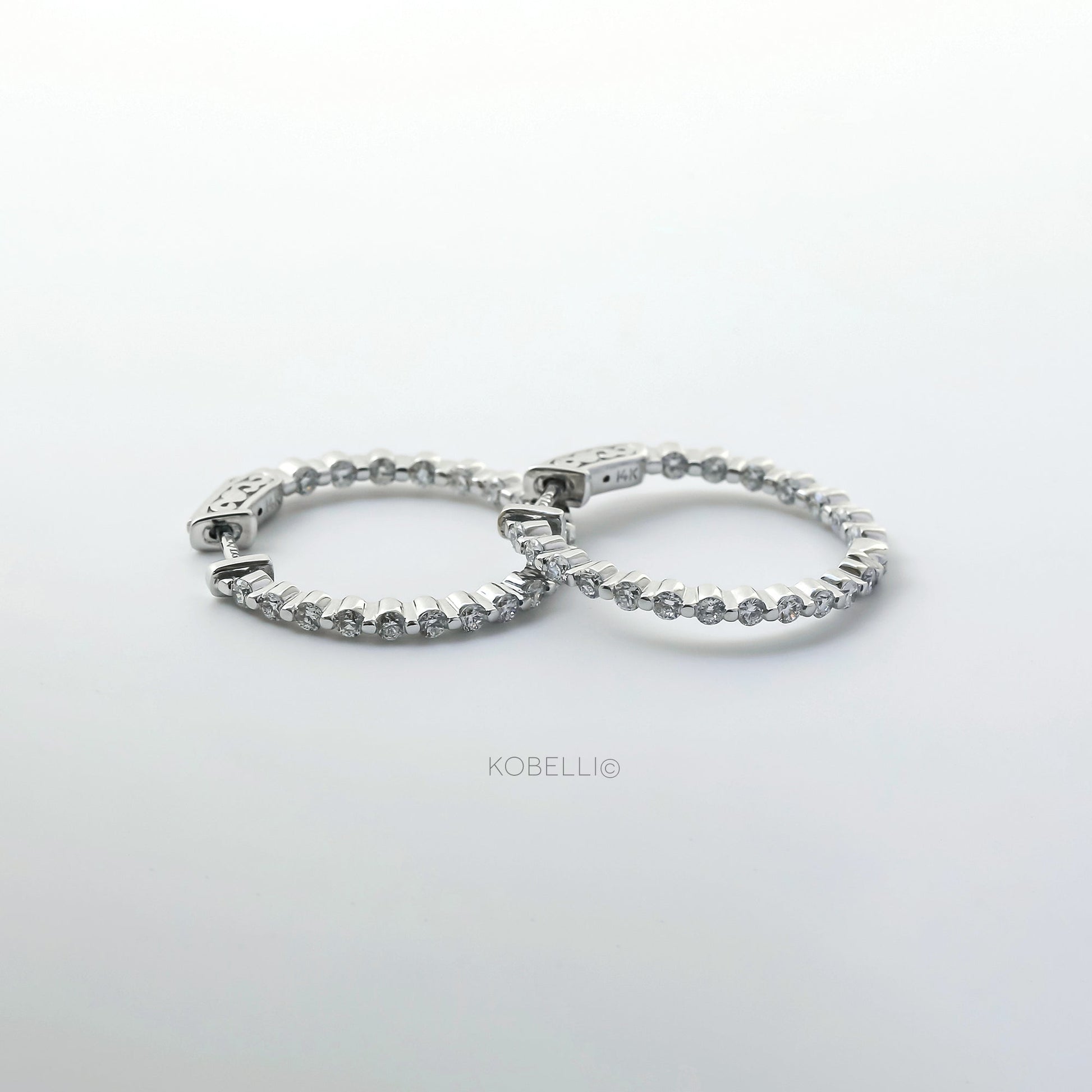 Kobelli Diamond Hoop Earrings