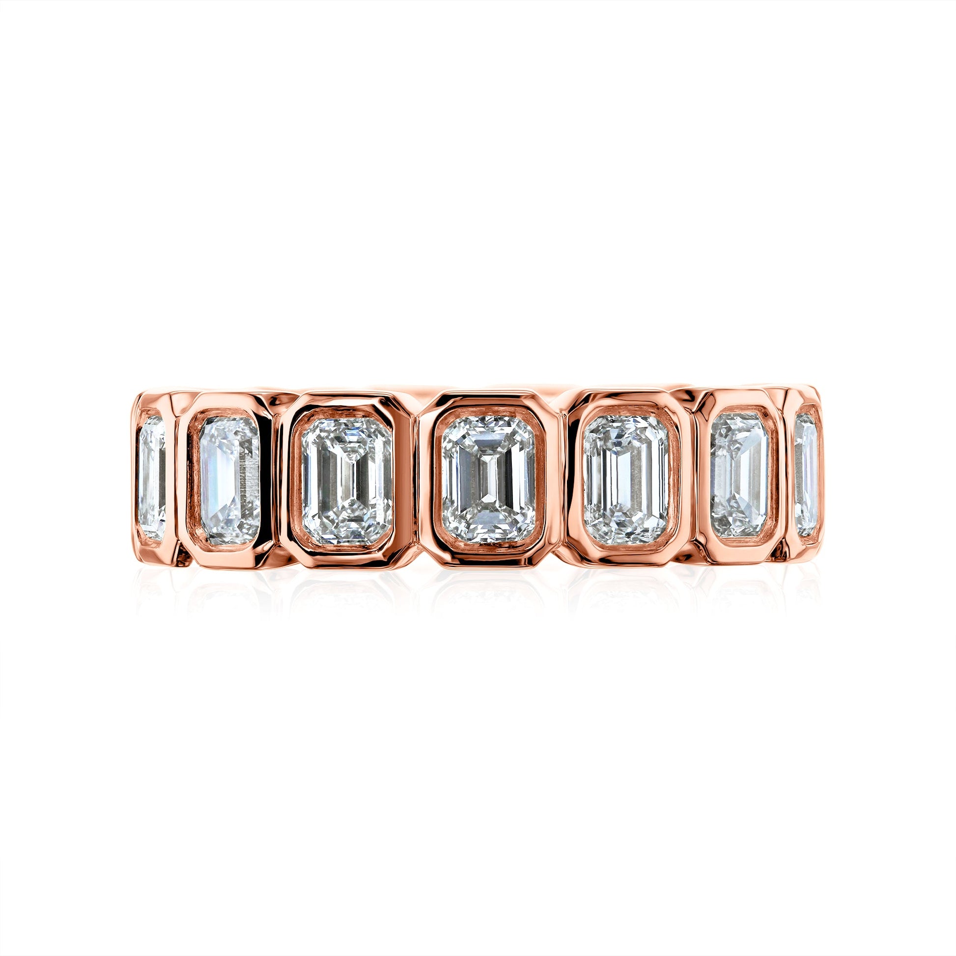 Kobelli Diamond Emerald-cut Diamond Eternity Band