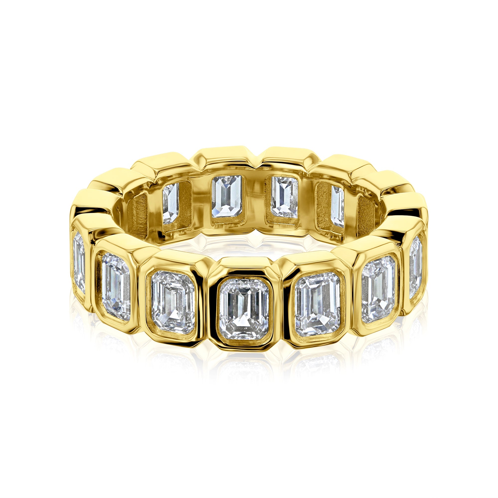 Kobelli Diamond Emerald-cut Diamond Eternity Band
