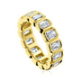 Kobelli Diamond Emerald-cut Diamond Eternity Band