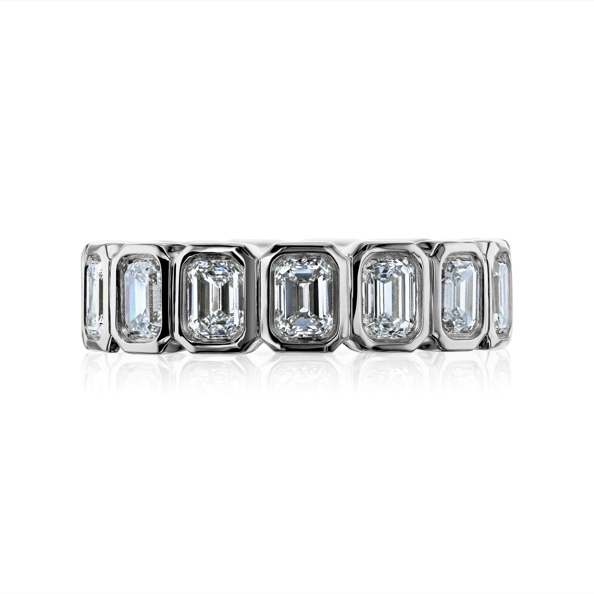 Kobelli Diamond Emerald-cut Diamond Eternity Band