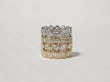 Kobelli Diamond Ewigkeitsband mit Diamanten im Smaragdschliff