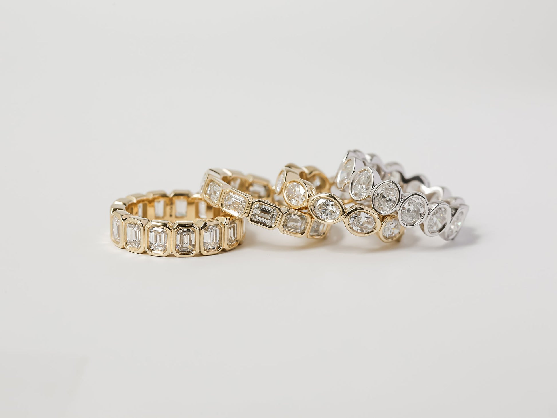 Kobelli Bezel Diamond Bands