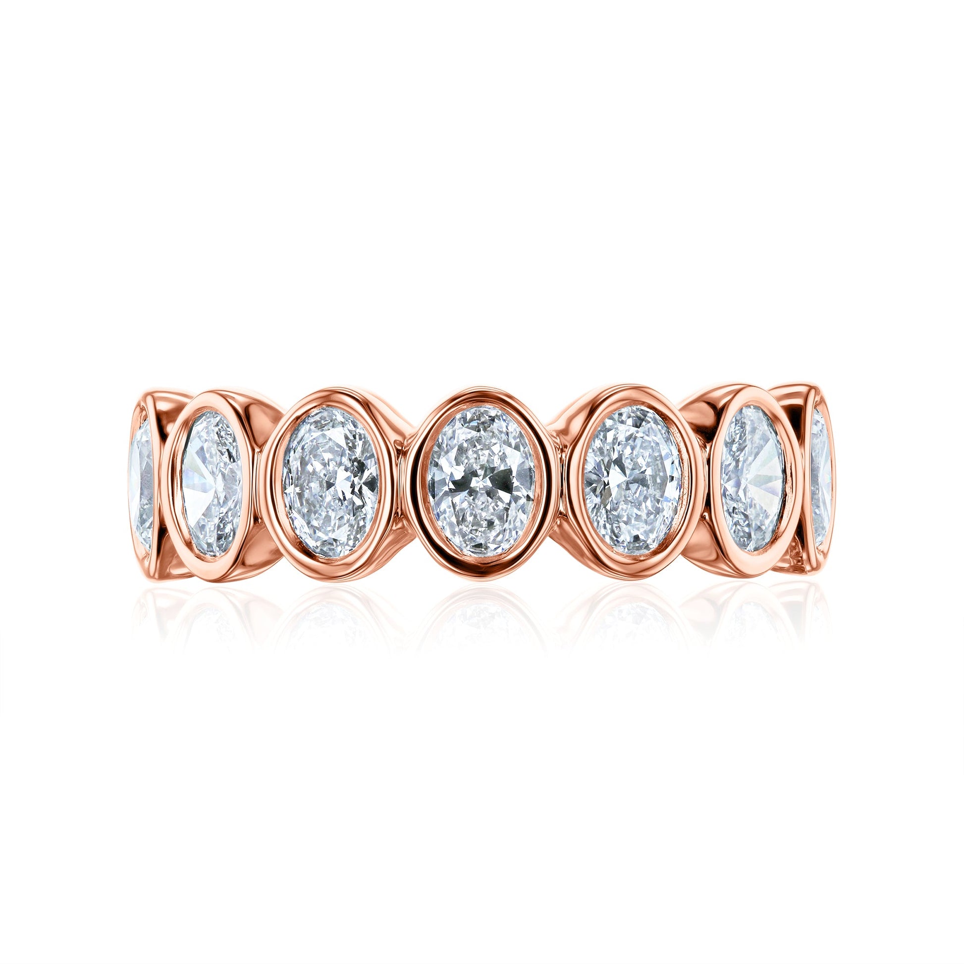 Kobelli Diamond Oval-cut Diamond Eternity Band