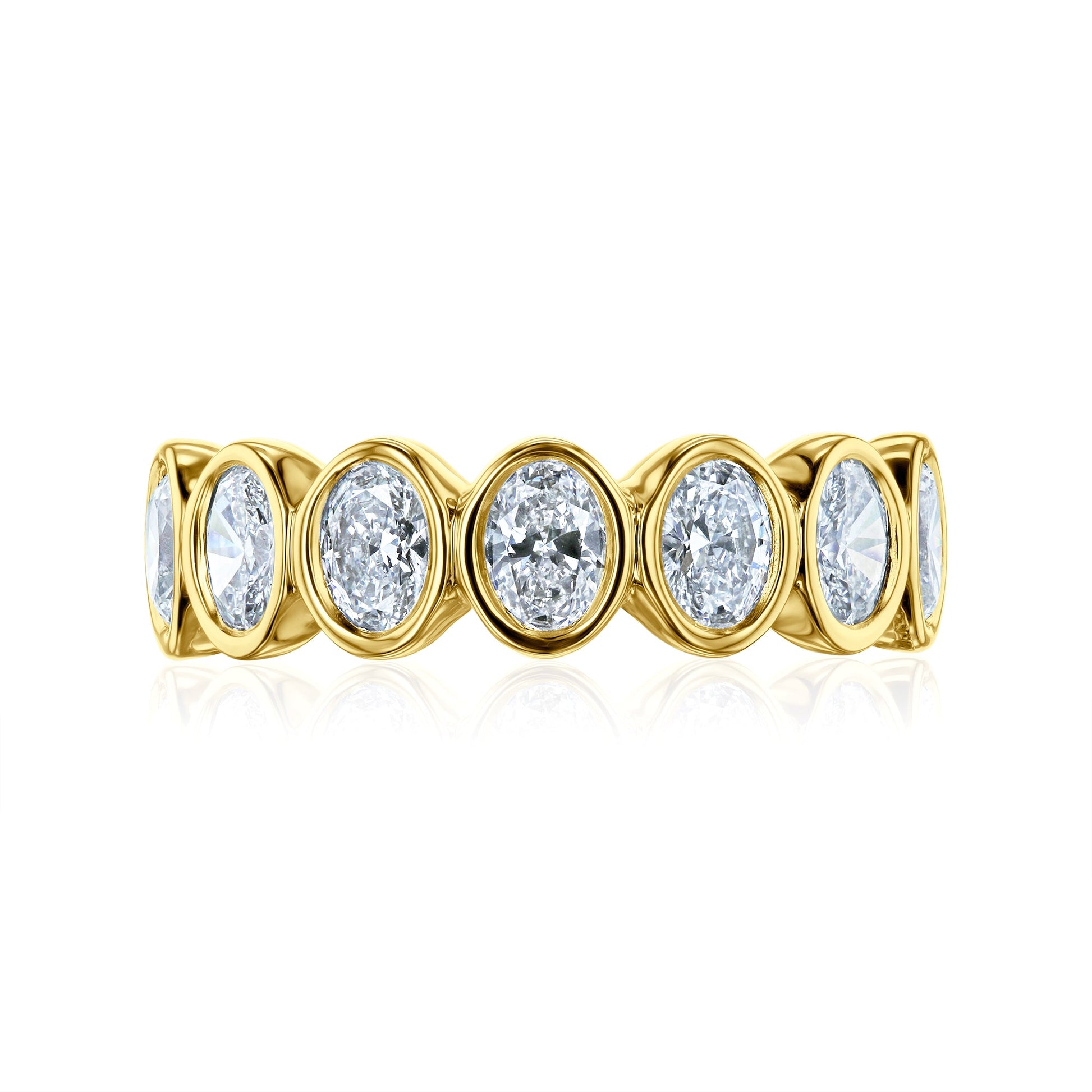 Kobelli Diamond Oval-cut Diamond Eternity Band