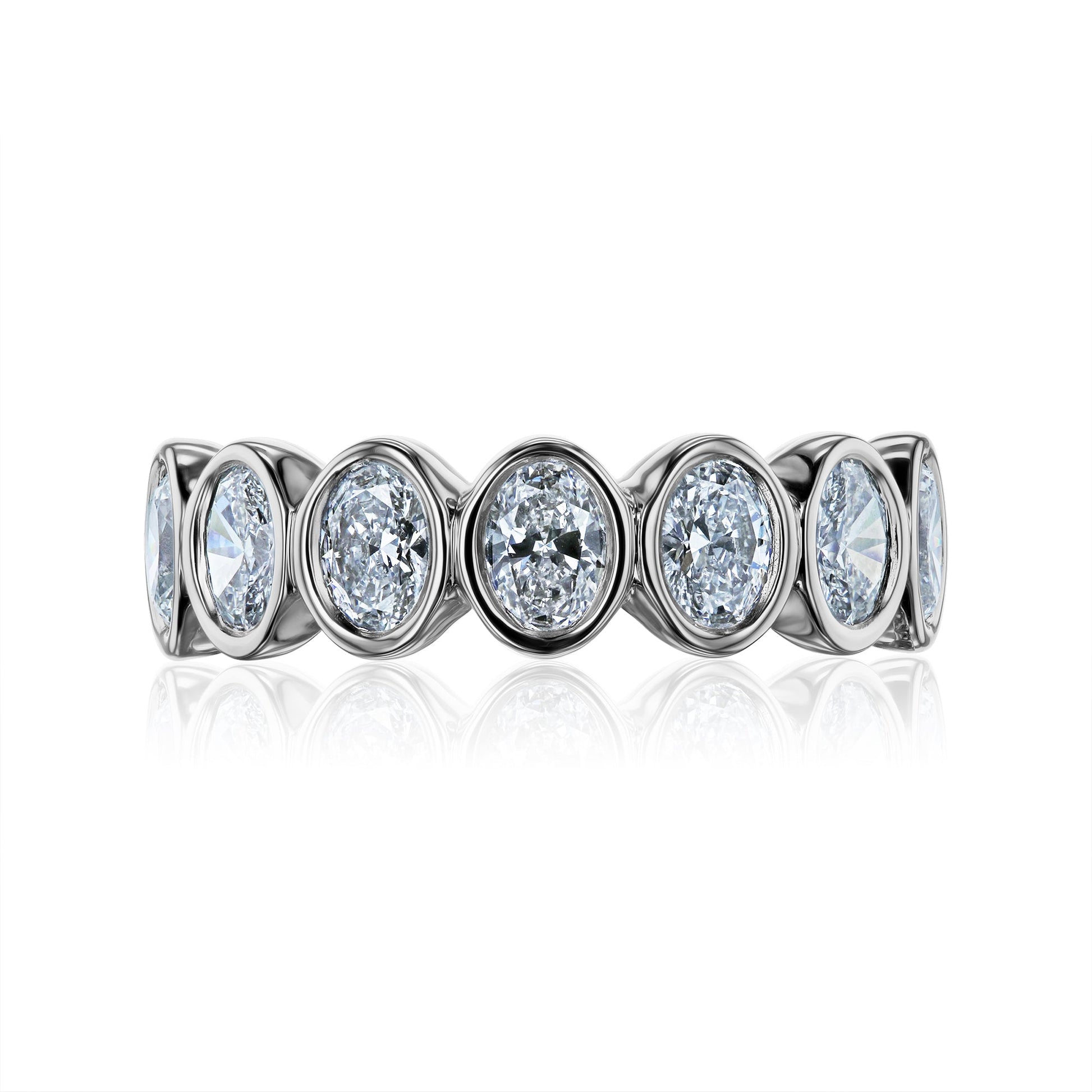 Kobelli Diamond Oval-cut Diamond Eternity Band