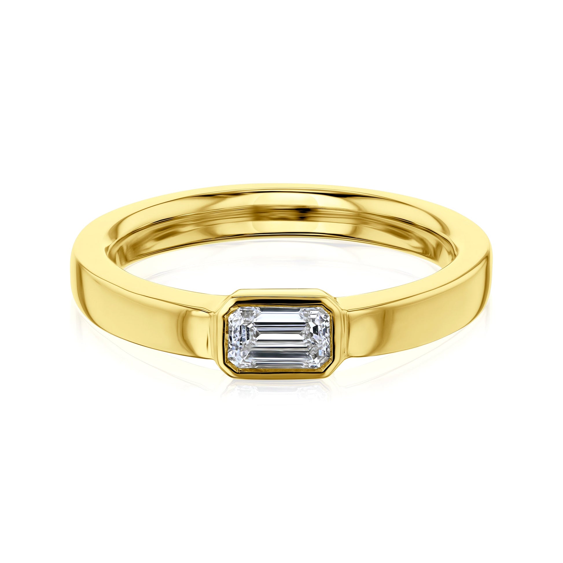 Kobelli Diamond Emerald-cut Diamond Ring