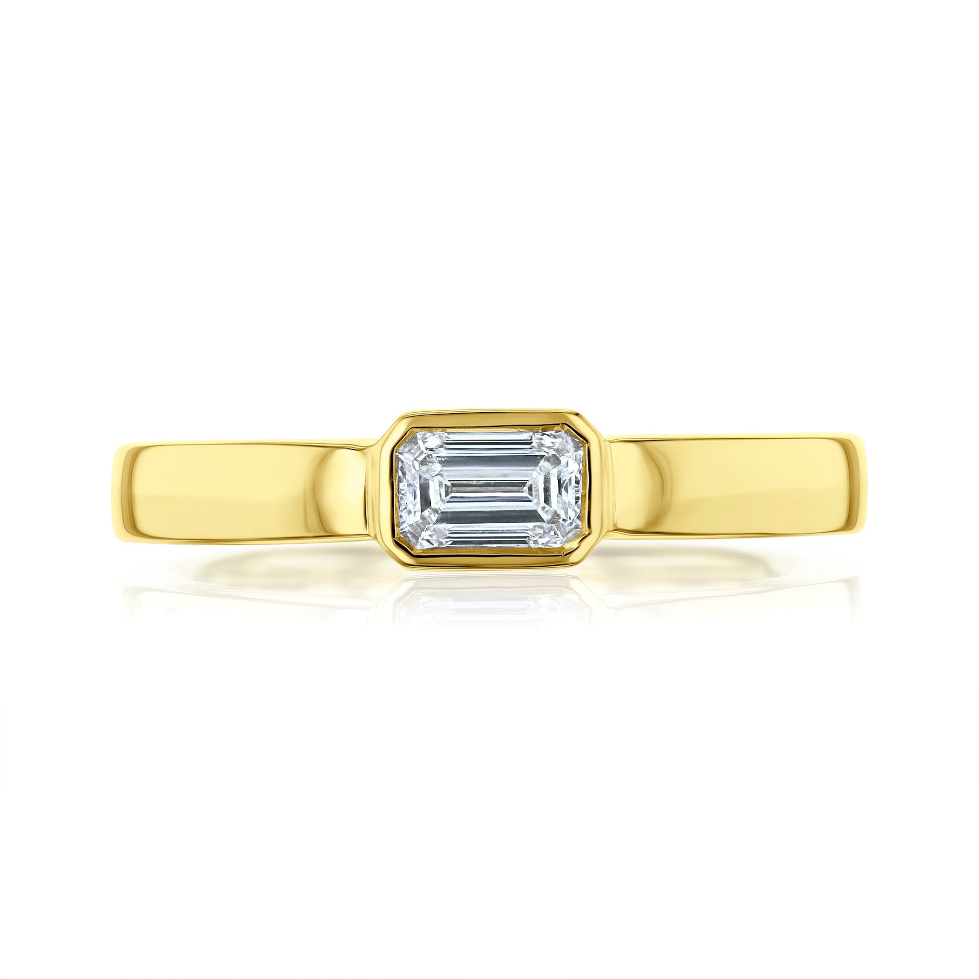 Kobelli Diamond Emerald-cut Diamond Ring