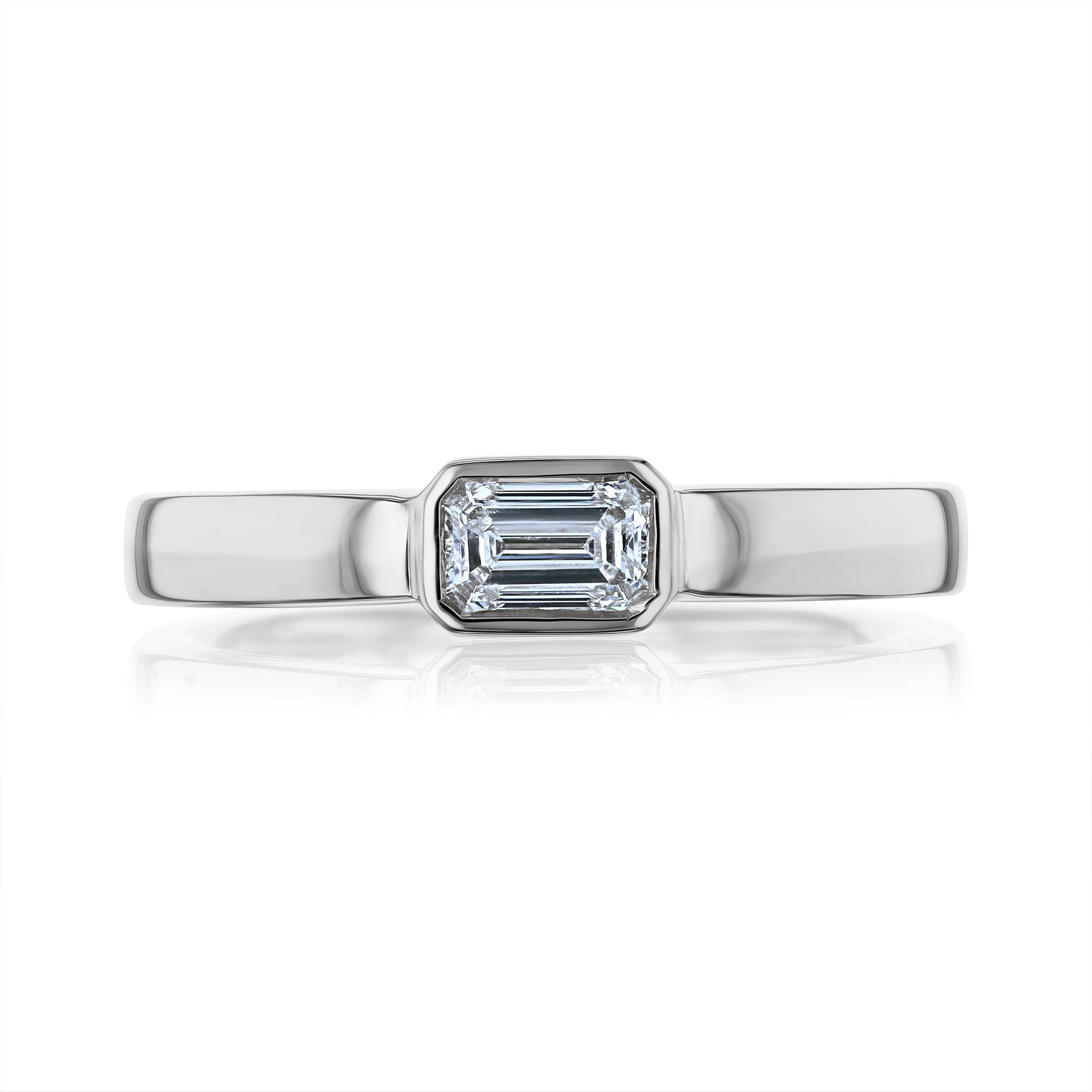 Kobelli Diamond Emerald-cut Diamond Ring