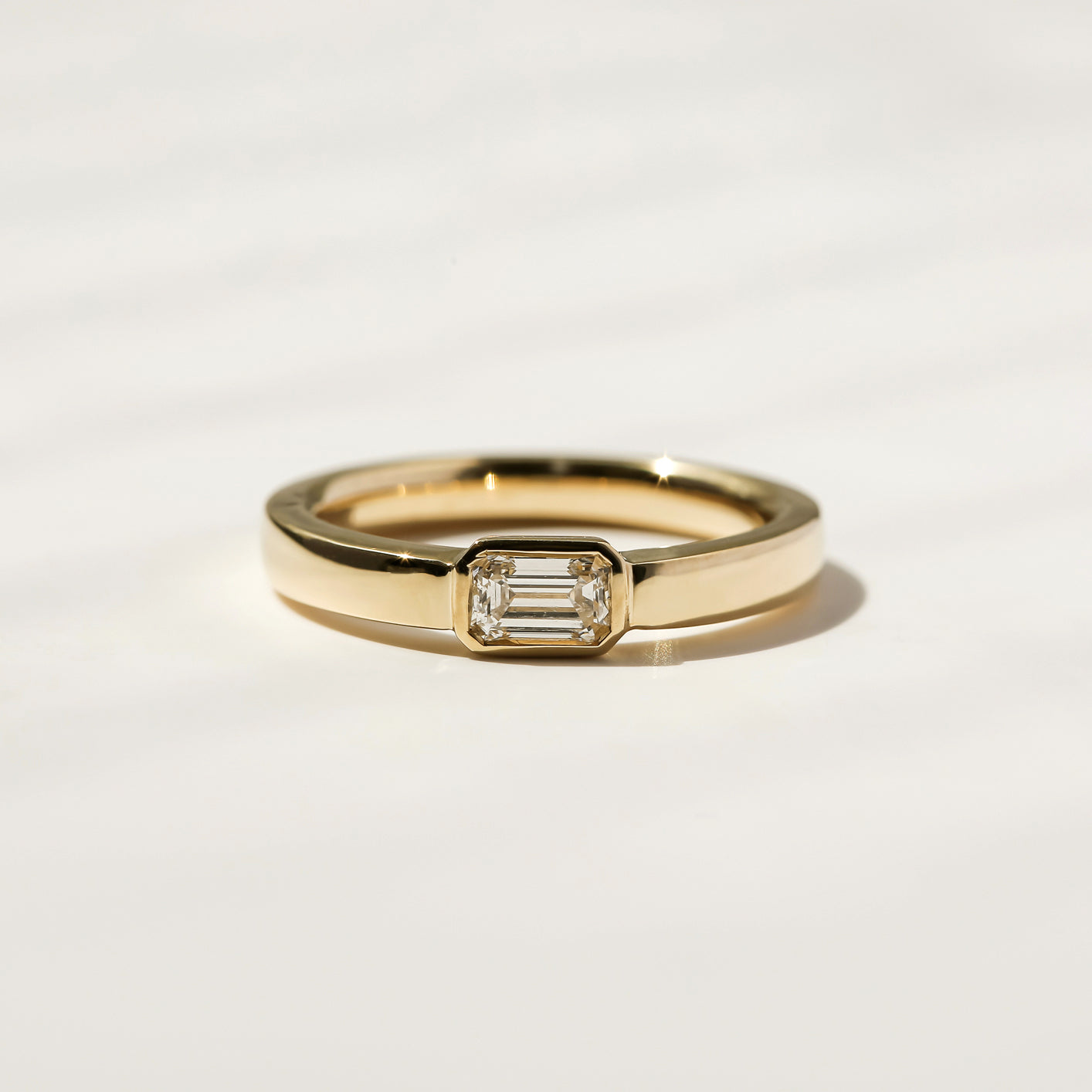 Kobelli Diamond Emerald-cut Diamond Ring