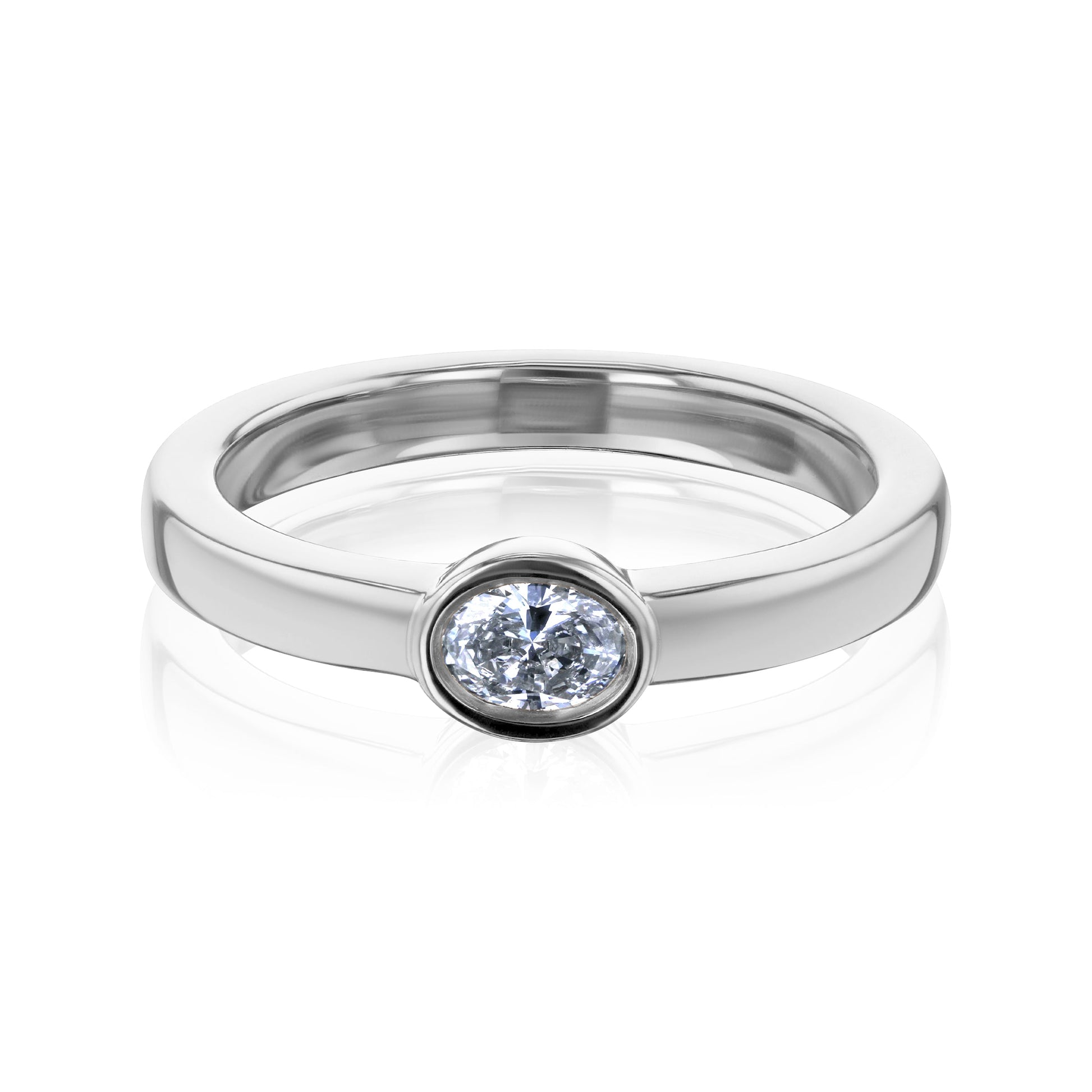 Kobelli Diamond Oval-cut Diamond Ring