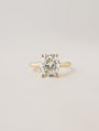 Kobelli Custom Tailored Basic Corner-prongs Diamond Ring