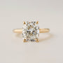 Kobelli Custom Tailored Basic Corner-prongs Diamond Ring