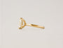 Kobelli Custom Tailored Basic Corner-prongs Diamond Ring
