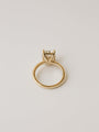 Kobelli Custom Tailored Basic Corner-prongs Diamond Ring