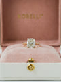 Kobelli Custom Tailored Basic Corner-prongs Diamond Ring